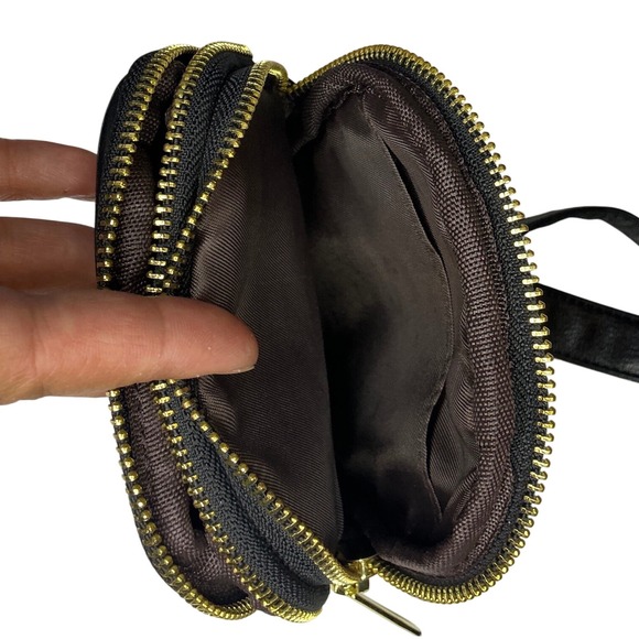 INICAT Crossbody Cell‎ Phone Bag Small Shoulder Bag Wallet Purse Black - Picture 3 of 7